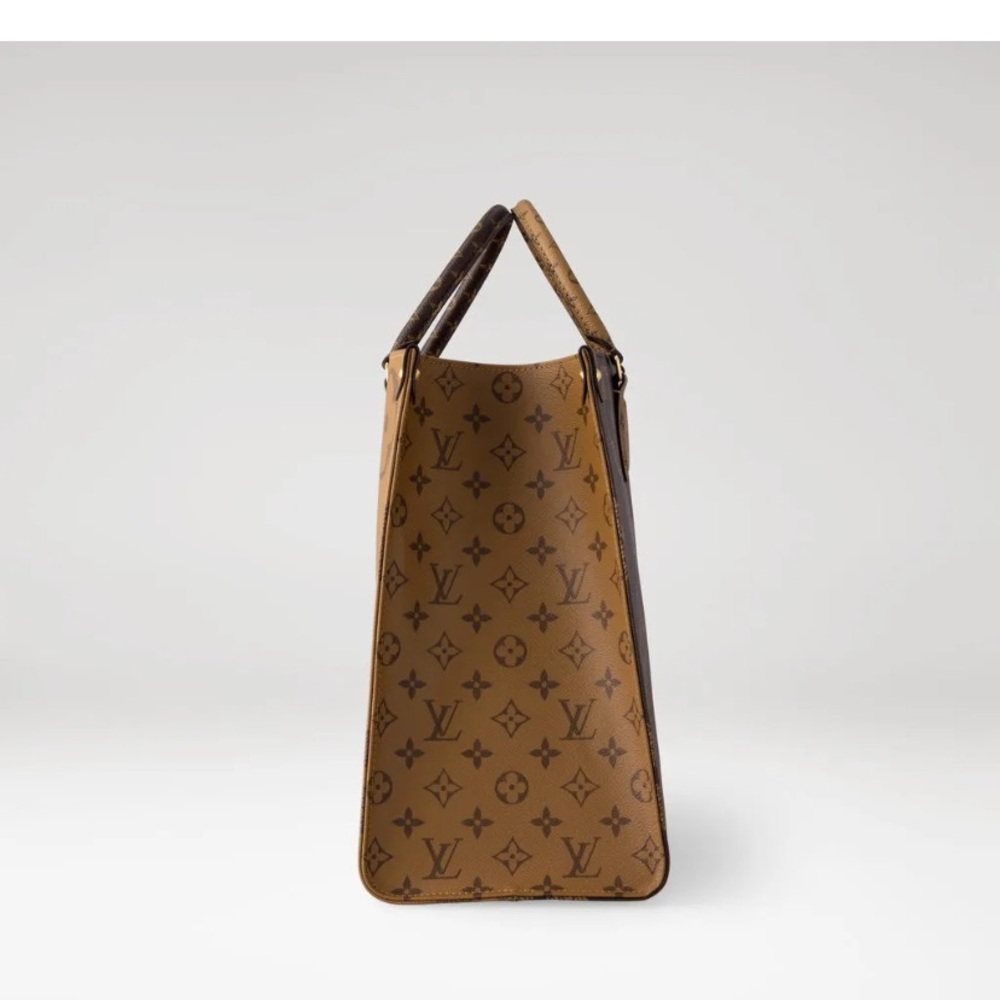 OnTheGo GM Tote Monogram Reverse Canvas Brown Bag - Picture 7 of 15